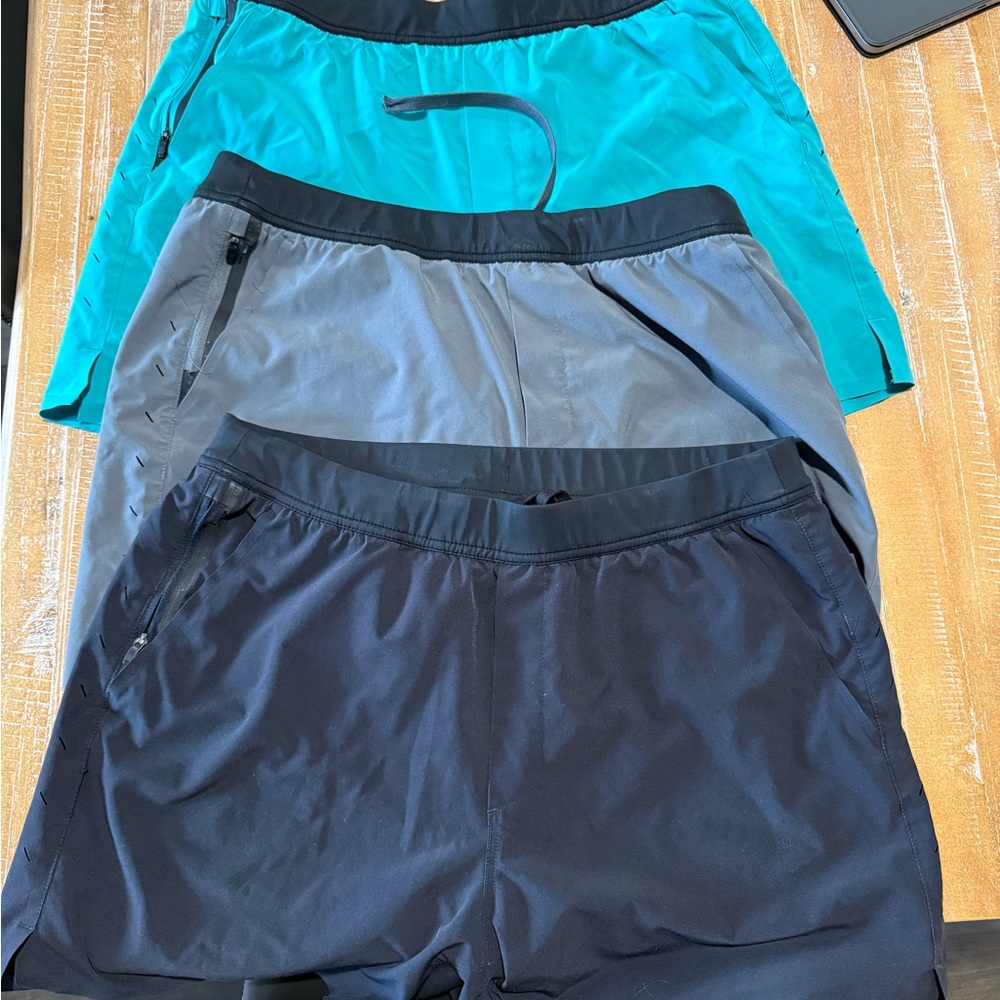 Ten Thousand Men's Athletic Shorts - Blue, Gray, Black